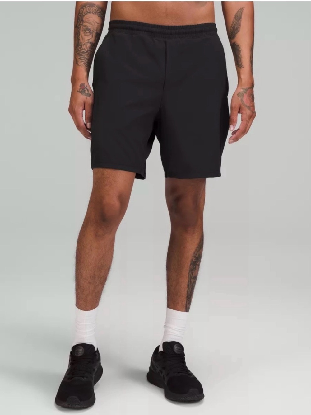 Lululemon Men’s Pace Breaker Lined Black Short 7" size M